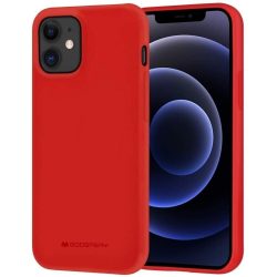Mercury Goospery iPhone 12/12 Pro hátlap, tok, piros