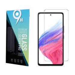   Samsung Galaxy A8 2018 (A530) kijelzővédő edzett üvegfólia (2D nem teljes kijelzős sík üvegfólia), 9H, átlátszó