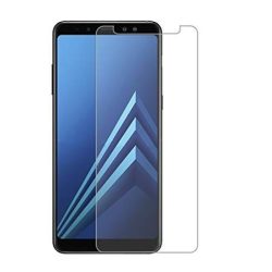   Samsung Galaxy A8 Plus (2018) LCD Glass Screen kijelzővédő edzett üvegfólia (tempered glass) 9H keménységű (nem teljes kijelzős 2D sík üvegfólia), átlátszó