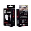 Maxlife MXTC-01 hálózati töltő adapter, gyorstöltő, 1A + iPhone lightning kábel, fehér