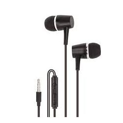   Maxlife MXEP-02 vezetékes fülhallgató, headset, 3.5mm jack, fekete