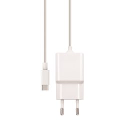   Maxlife MXTC-03 hálózati töltő adapter, gyorstöltő, 2.1A + iPhone USB-C kábel, fehér