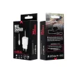 Maxlife MXTC-03 hálózati töltő adapter, gyorstöltő, 2.1A + iPhone USB-C kábel, fehér