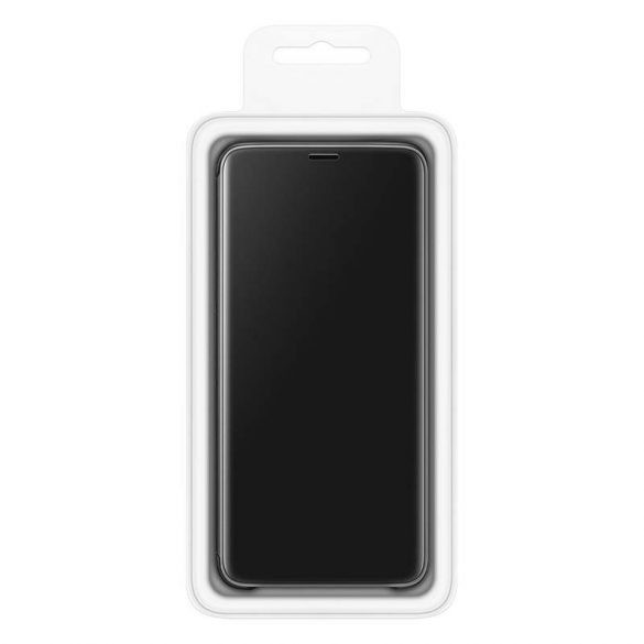 Clear View Case cover Samsung Galaxy S9 oldalra nyíló tok, fekete