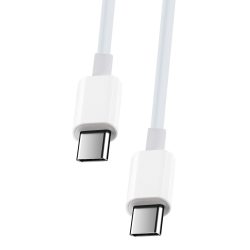 Maxlife MXUC-05 USB-C/USB-C töltőkábel, 60W, 2m, fehér
