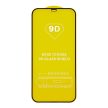 iPhone 12 Pro Max 9D Full Glue teljes kijelzős edzett üvegfólia (tempered glass) 9H keménységű, fekete