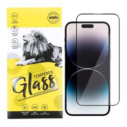   Samsung Galaxy S23 FE 9D Full Glue teljes kijelzős edzett üvegfólia (tempered glass) 9H keménységű, fekete