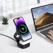 Maxlife MXWC-06 magnetic vezeték nélküli töltő 15W, fekete 3in1