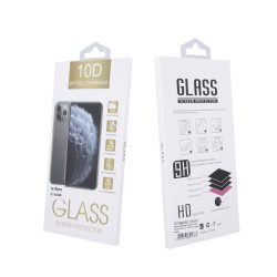   iPhone 11/Xr 5D Full Glue teljes kijelzős edzett üvegfólia, 9H keménységű, fekete