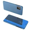 Clear View Case cover Huawei P40 Lite oldalra nyíló tok, kék