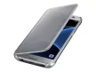 Clear View Case cover Huawei P40 oldalra nyíló tok, ezüst