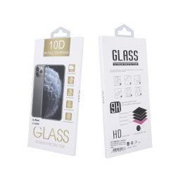   Huawei Honor X8/Samsung Galaxy A71/Xiaomi Redmi Note 10T/K40  kijelzővédő edzett üvegfólia (tempered glass) 9H keménységű (nem teljes kijelzős 2D sík üvegfólia), fekete
