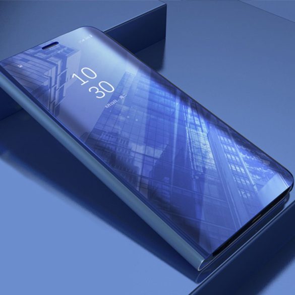 Clear View Case cover Samsung Galaxy A52 4G/5G oldalra nyíló tok, kék