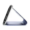 Clear View Case cover Samsung Galaxy S22 oldalra nyíló tok, arany