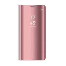   Clear View Case cover Samsung Galaxy A14 4G/A14 5G oldalra nyíló tok, rózsaszín
