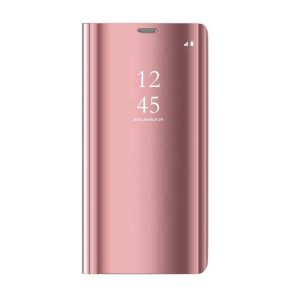 Clear View Case cover Samsung Galaxy A34 5G oldalra nyíló tok, rózsaszín