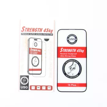Edzett üvegfólia Ultra Strong 45KG iPhone 16 Pro 6,3"