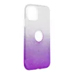 Glitter 3in1 Case Huawei P40 Lite E/Y7P hátlap, tok, ezüst-lila