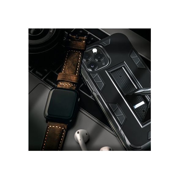 Defender Huawei P40 Lite E/Y7P ütésálló hátlap, tok, fekete