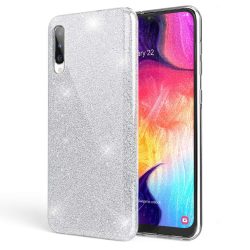   Forcell Glitter 3in1 case Huawei P Smart (2020) hátlap, tok, ezüst