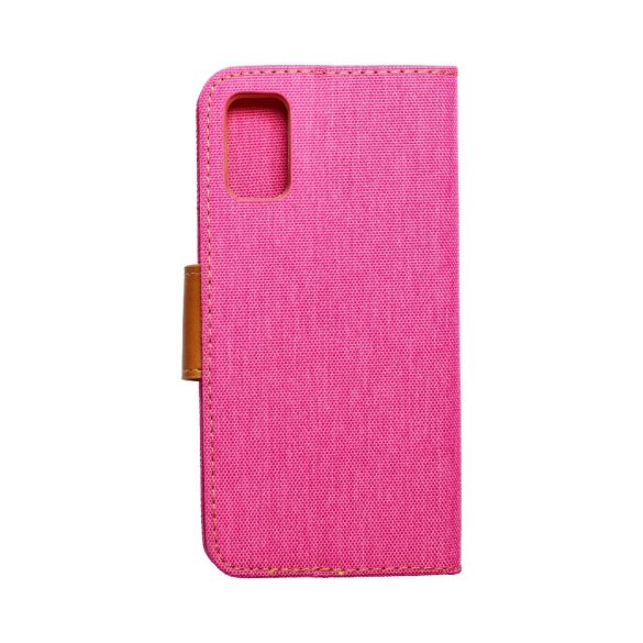 Canvas Case Xiaomi Mi 10T PRO 5G/Mi 10T 5G oldalra nyíló tok, rózsaszín