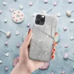 Glitter 3in1 Case Samsung Galaxy A32 5G hátlap, tok, ezüst