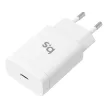 Blue Star Type C - Lightning kábellel, hálózati töltő adapter szett, gyorstöltés, 18W, fehér