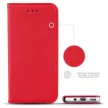 Smart Magnet LG K62 oldalra nyíló tok, piros