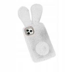 Rabbit Case Samsung Galaxy A12/M12 hátlap, tok, szürke