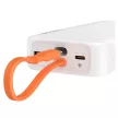 Baseus PPLK000102 Block Power Bank hordozható külső akkumulátor, USB/USB-C, USB-C kábellel, 20000 mAh, 22.5W, fehér