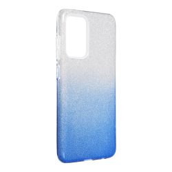   Forcell Glitter 3in1 case Samsung Galaxy A52 4G/A52 5G/A52s 5G hátlap, tok, ezüst-kék