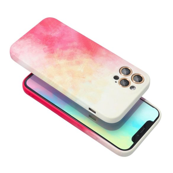 Forcell Pop Case 3 Samsung Galaxy A52 4G/A52 5G/A52s 5G hátlap, tok, mintás hátlap, tok, rózsaszín