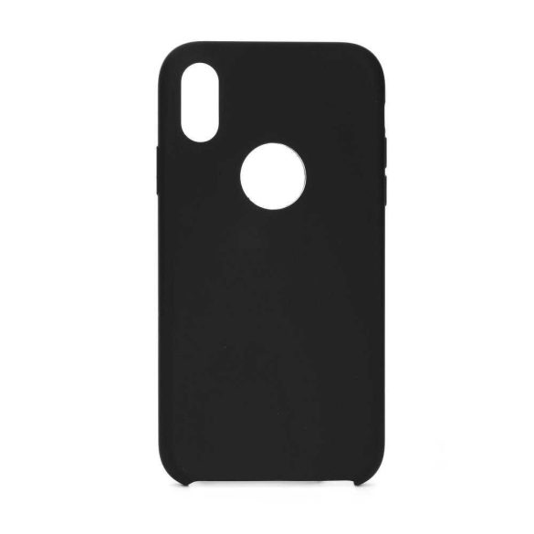Silicone Premium Case iPhone 11 szilikon hátlap, tok, fekete