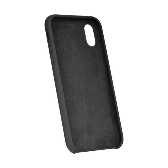 Silicone Premium Case iPhone 11 szilikon hátlap, tok, fekete