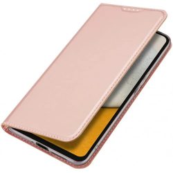   Dux Ducis Skin Pro Samsung Galaxy A35 oldalra nyíló tok, rozé arany