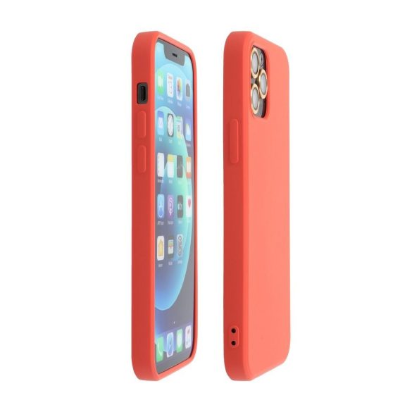 Silicone Case iPhone 11 szilikon hátlap, tok, barack rózsaszín