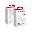 Forcell CC50-1A1C univerzális autós töltő,USB (18W)+USB-C (20W), fehér