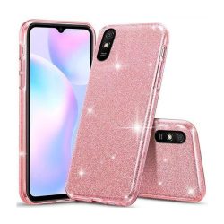   Glitter 3in1 Case Samsung Galaxy A13 5G hátlap, tok, rózsaszín