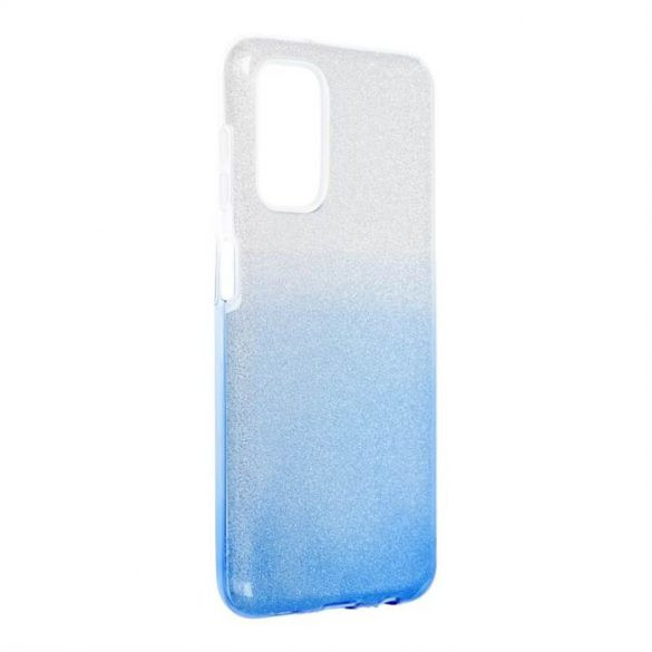 Glitter 3in1 Case Samsung Galaxy A13 5G hátlap, tok, ezüst-kék