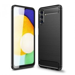   Carbon Case Flexible Samsung Galaxy A13 5G hátlap, tok, fekete