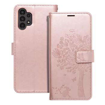   Mezzo Tree Samsung Galaxy A53 5G oldalra nyíló tok, rozé arany