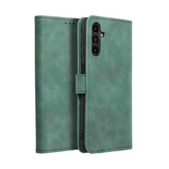 Tender Book Samsung Galaxy A53 5G oldalra nyíló tok, zöld