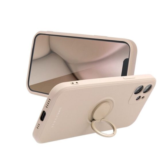 Roar Silicone Ring Case Samsung Galaxy A53 5G hátlap, tok, rózsaszín