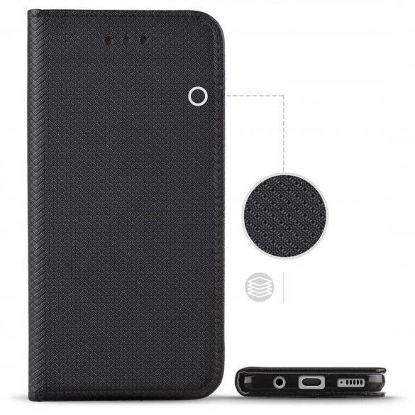 Smart Magnet Samsung Galaxy S20 Plus oldalra nyíló tok, fekete