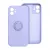 Silicone Ring Case Samsung Galaxy A13 4G hátlap, tok, lila
