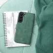Tender Book Samsung Galaxy A13 4G oldalra nyíló tok, zöld