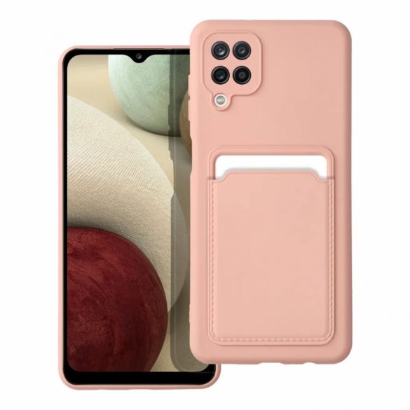 Card Case Samsung Galaxy A52 4G/A52 5G/A52s 5G hátlap, tok, rózsaszín
