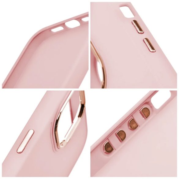 Frame Case Xiaomi Redmi 13C/Poco C65 hátlap, tok, rózsaszín