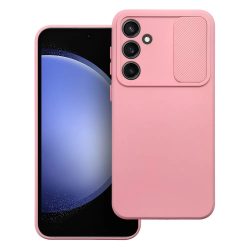   Slide Case Samsung Galaxy S23 FE szilikon hátlap, tok, világos rózsaszín