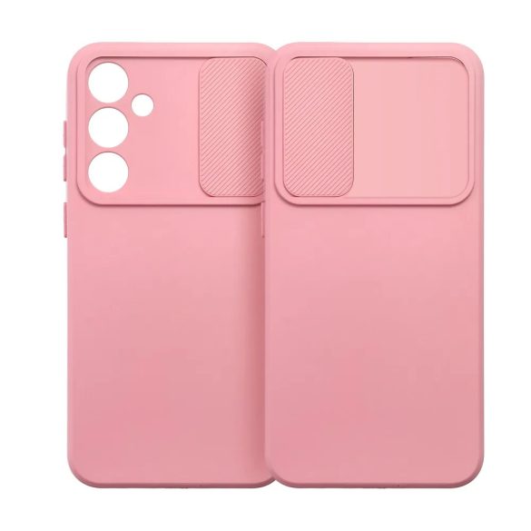Slide Case Samsung Galaxy S23 FE szilikon hátlap, tok, világos rózsaszín